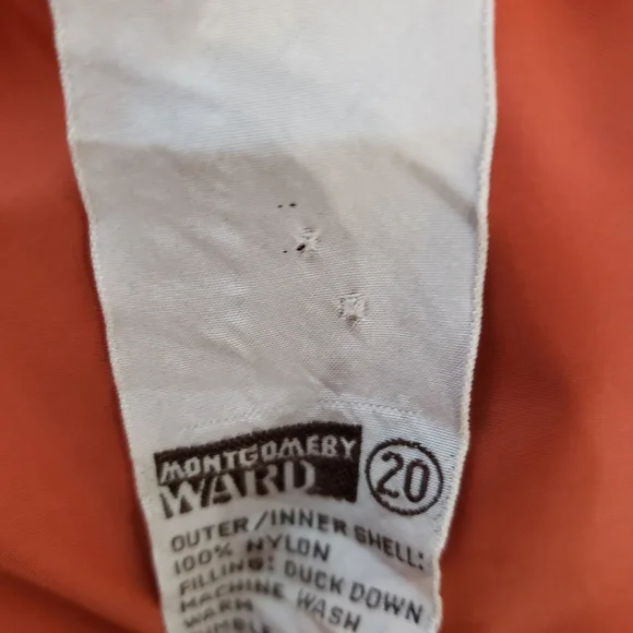 Vintage 80's Montgomery Ward Duck Down Reversible Multicolor Vest Size Medium - Picture 14 of 14